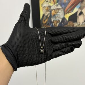 Sterling Silver Vintage Flower Necklace