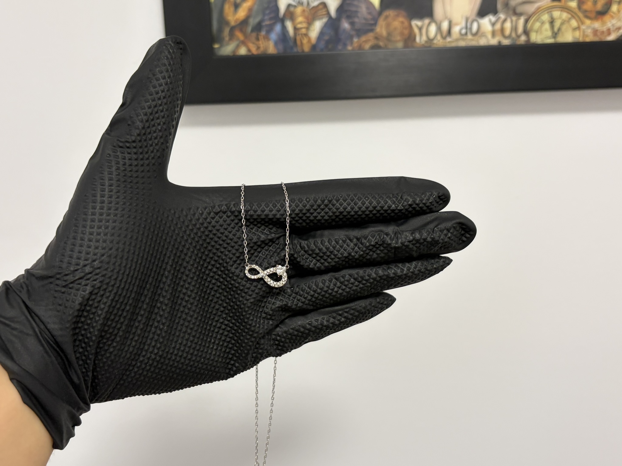 Swarovski Hyperbola Infinity Necklace