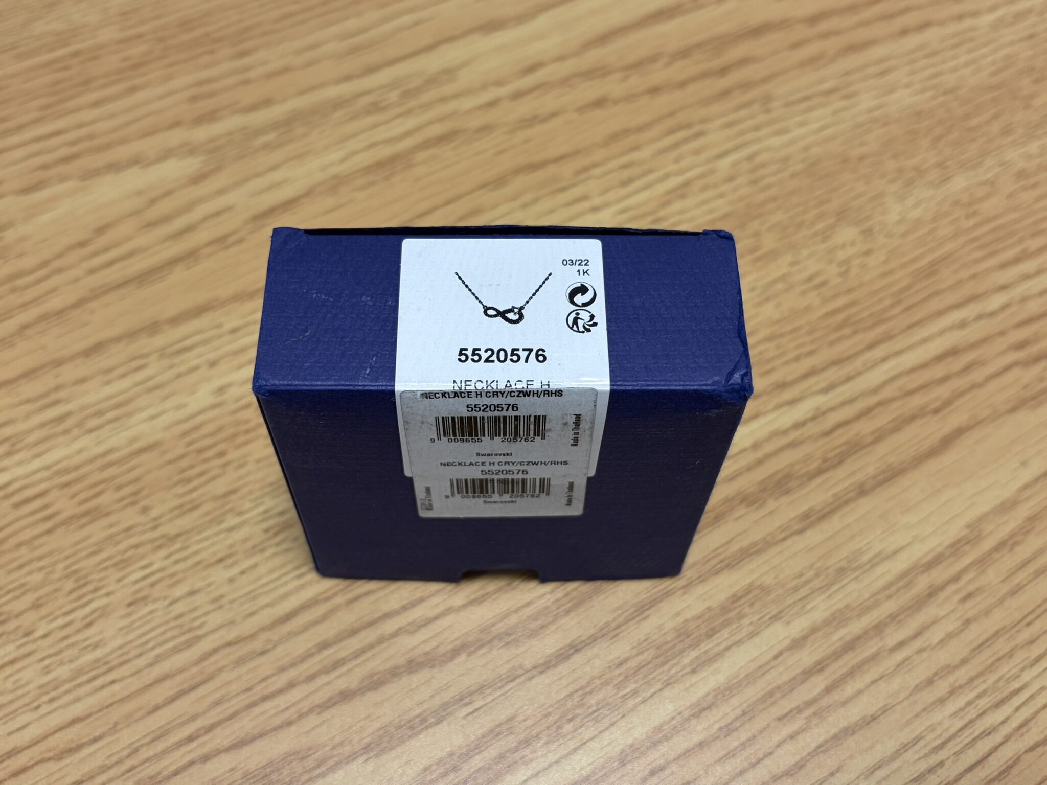 Swarovski Hyperbola Infinity Necklace